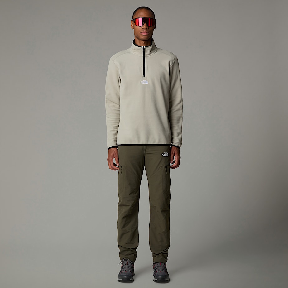 Pullover The North Face Glacier 1/4 Zip Fleece Hombre Grises | NF0A37X6N
