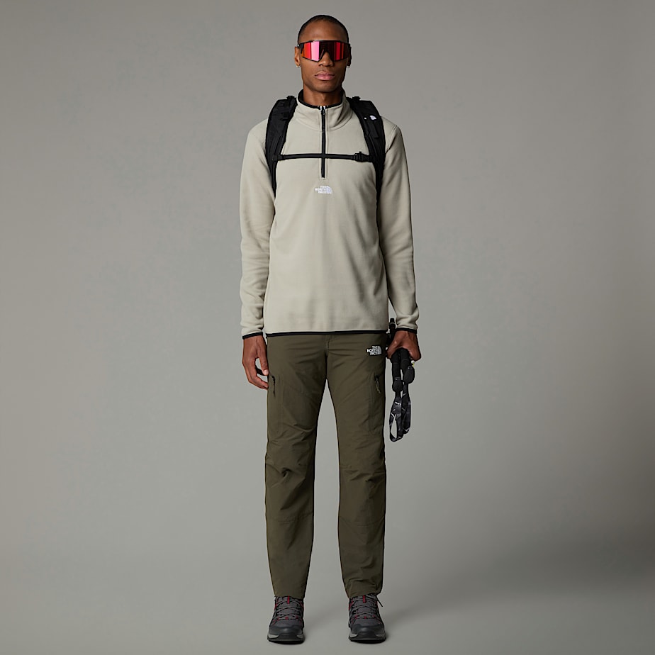 Pullover The North Face Glacier 1/4 Zip Fleece Hombre Grises | NF0A37X6N