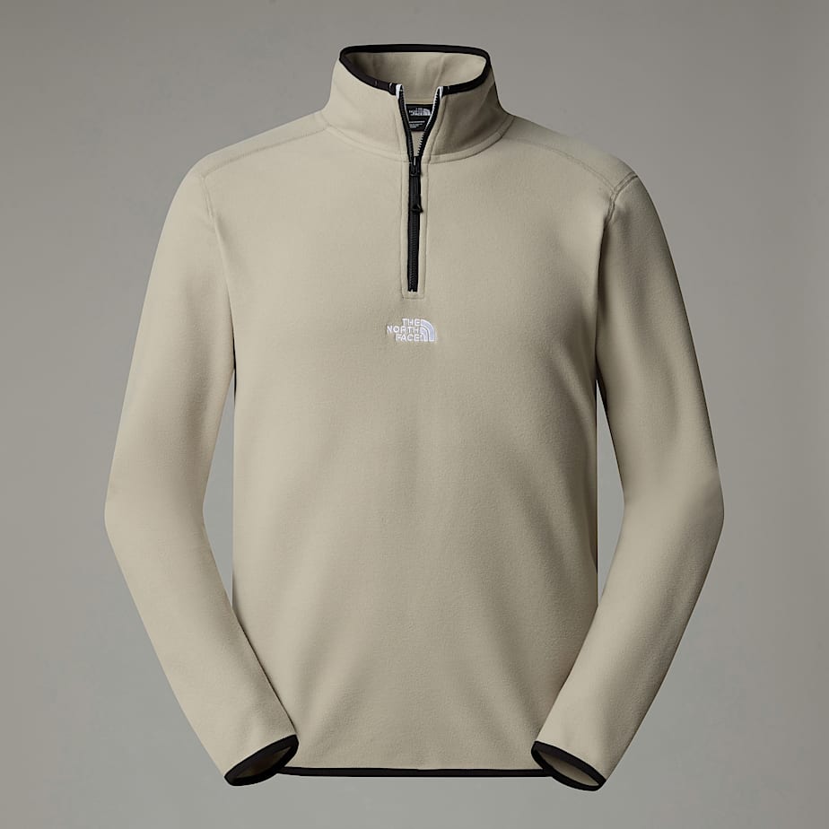 Pullover The North Face Glacier 1/4 Zip Fleece Hombre Grises | NF0A37X6N