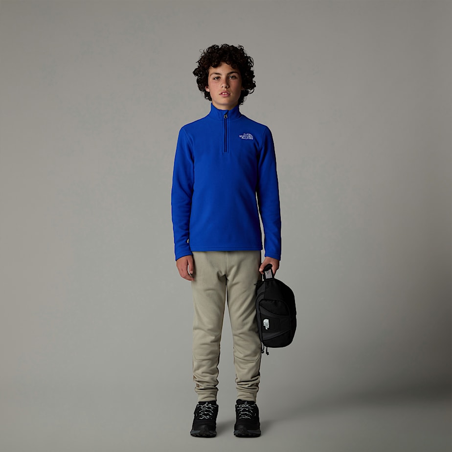 Pullover The North Face Glacier 1/4 Zip Fleece Niños Azules | NF0A85J4O