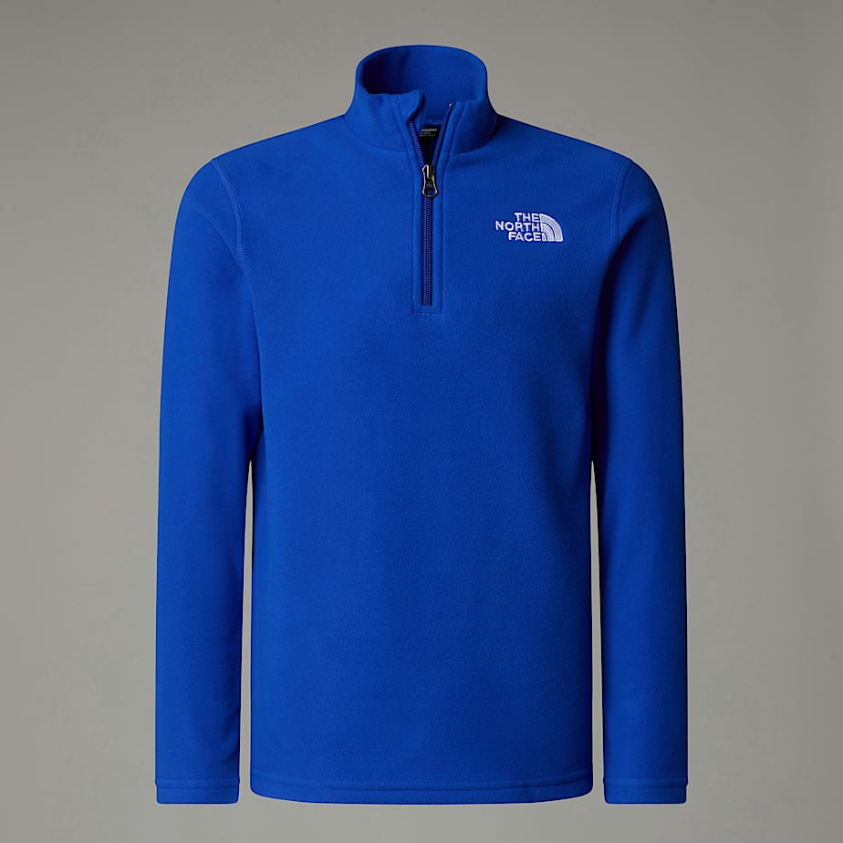 Pullover The North Face Glacier 1/4 Zip Fleece Niños Azules | NF0A85J4O