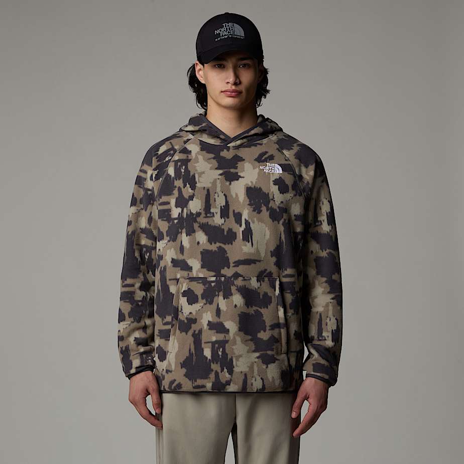 Pullover The North Face Mountain Athletics Printed Hooded Fleece Hombre Camouflage | NF0A28N5Z