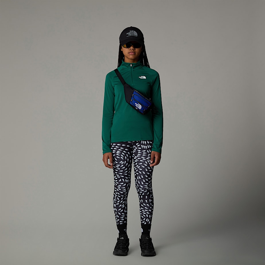 Pullover The North Face Never Stop 1/4 Zip Long-Sleeve Top Niños Verdes | NF0A62Y1Z