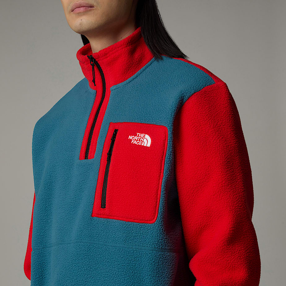 Pullover The North Face Yumiori 1/4 Zip Fleece Jacket Hombre Azules | NF0A11S0Y