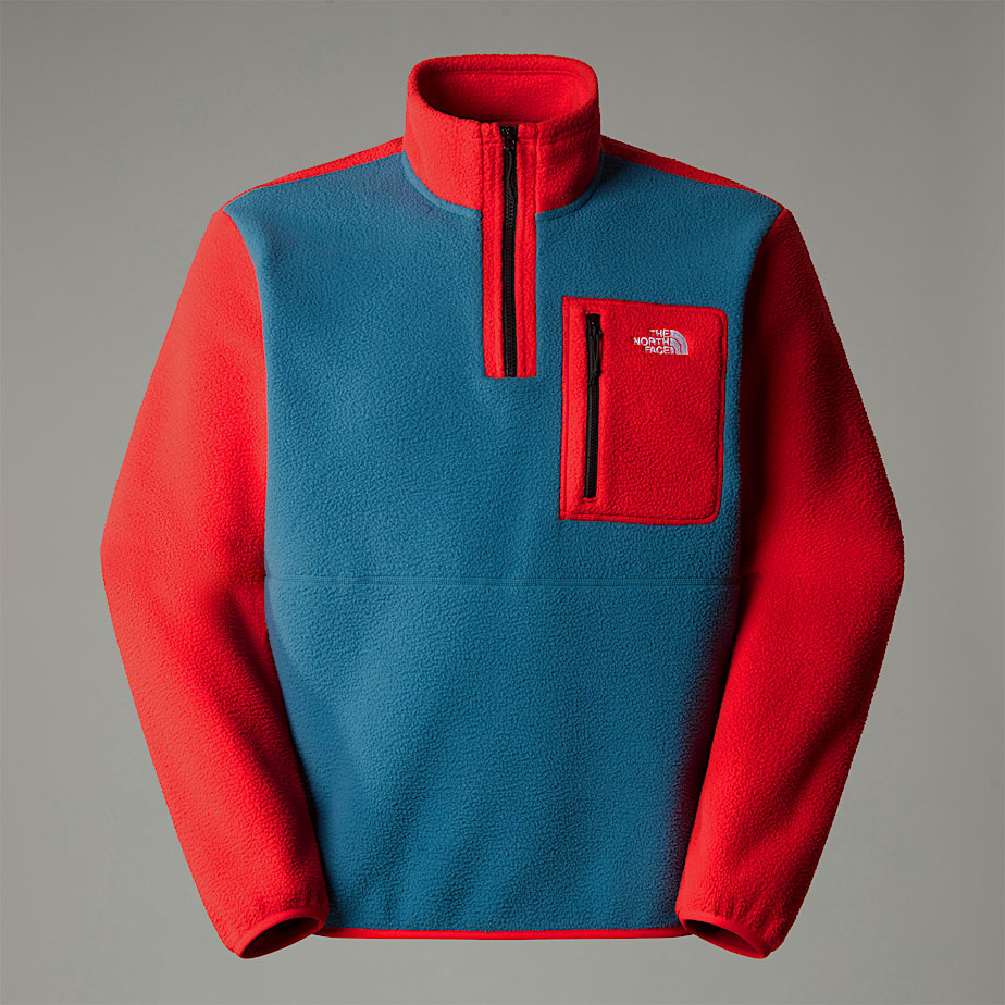 Pullover The North Face Yumiori 1/4 Zip Fleece Jacket Hombre Azules | NF0A11S0Y