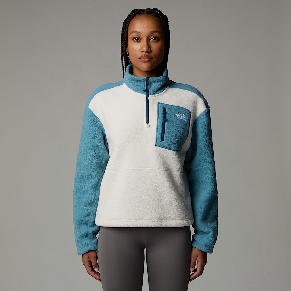 Pullover The North Face Yumiori 1/4 Zip Fleece Jacket Mujer Azules | NF0A39B5Q