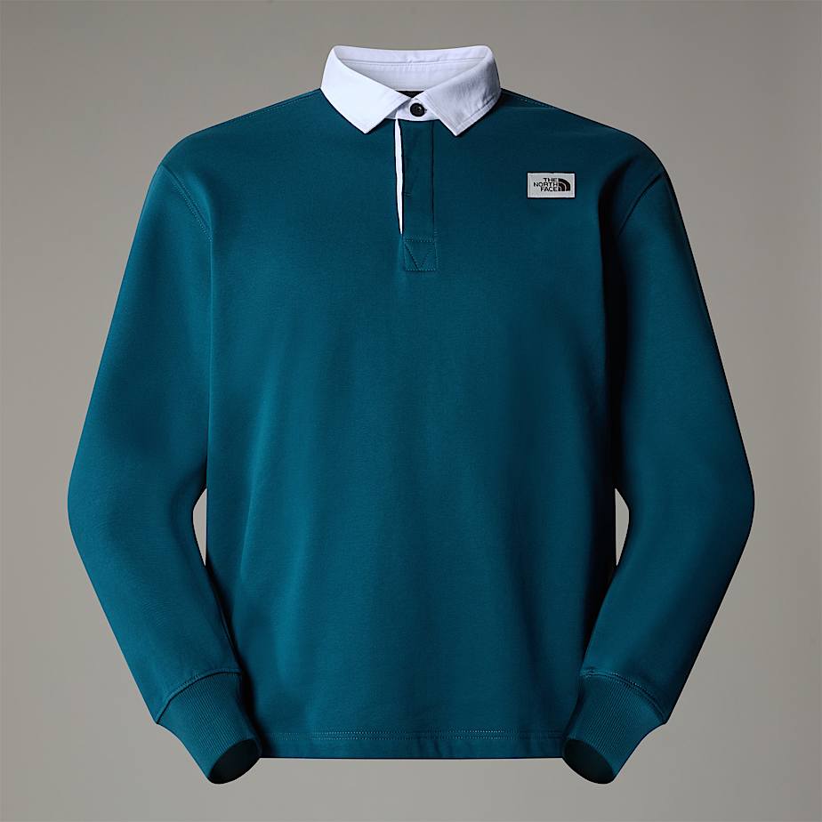 Sudaderas The North Face Heritage Rugby Hombre Azul Marino | NF0A22N5V
