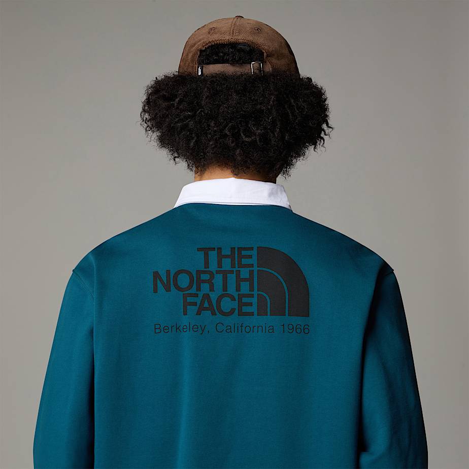 Sudaderas The North Face Heritage Rugby Hombre Azul Marino | NF0A22N5V