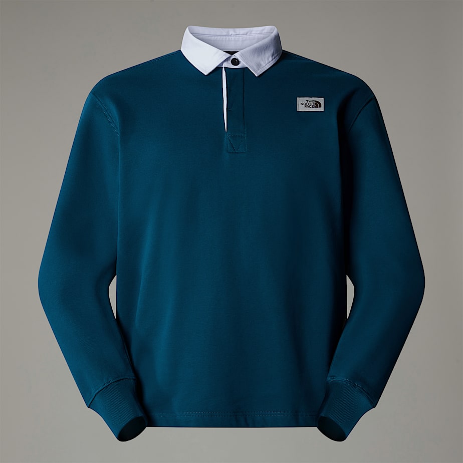Sudaderas The North Face Heritage Rugby Hombre Azul Marino | NF0A22N5V