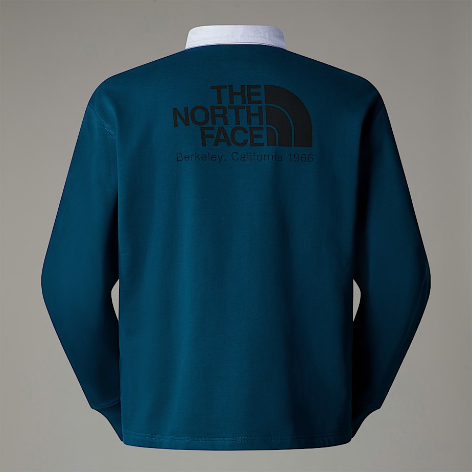Sudaderas The North Face Heritage Rugby Hombre Azul Marino | NF0A22N5V