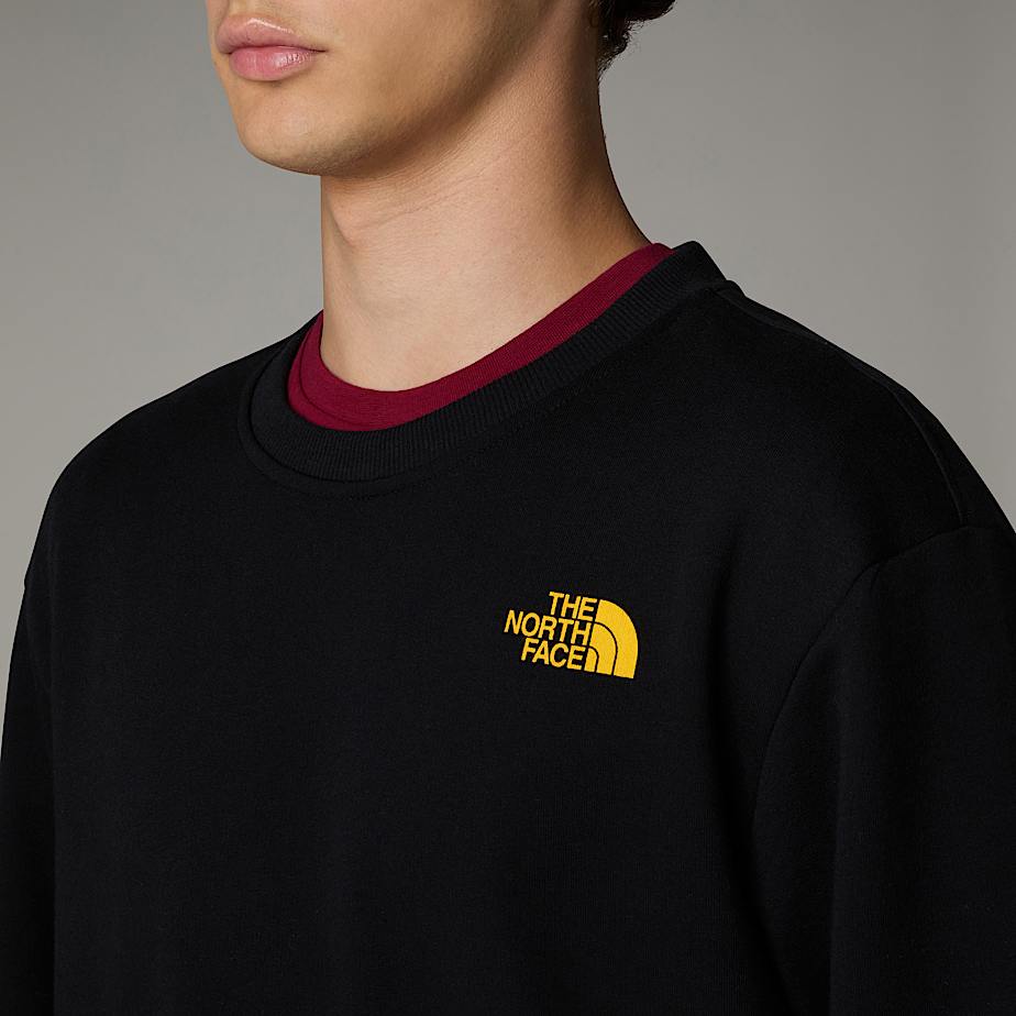 Sudaderas The North Face Outdoor Multi Graphic Relaxed Hombre Negros | NF0A45Y8C